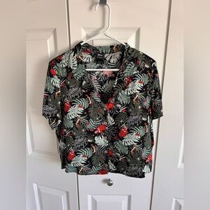 Disney Tropical Floral Lion King Shirt